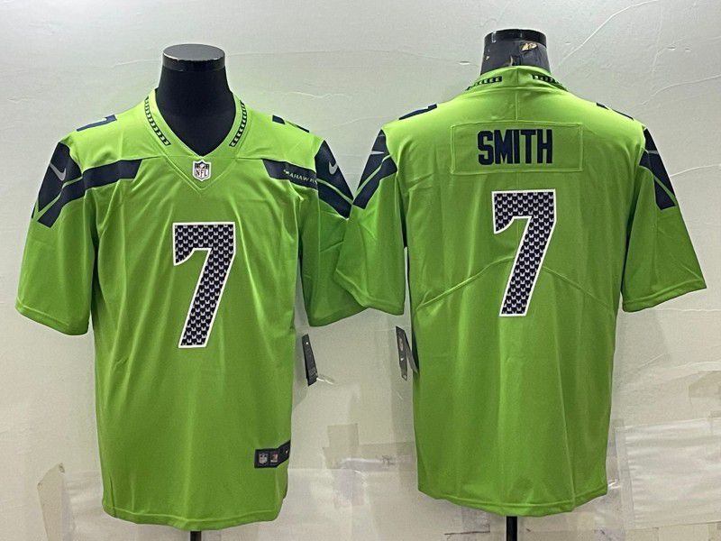 Men Seattle Seahawks #7 Smith Green 2024 Nike Vapor Limited NFL Jersey